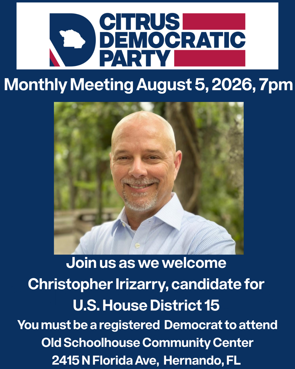 Citrus County Democrats Monthly Meeting