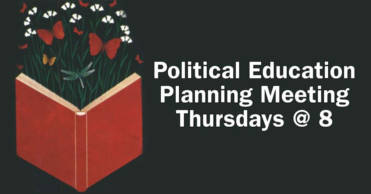 Political Education Planning Meeting
