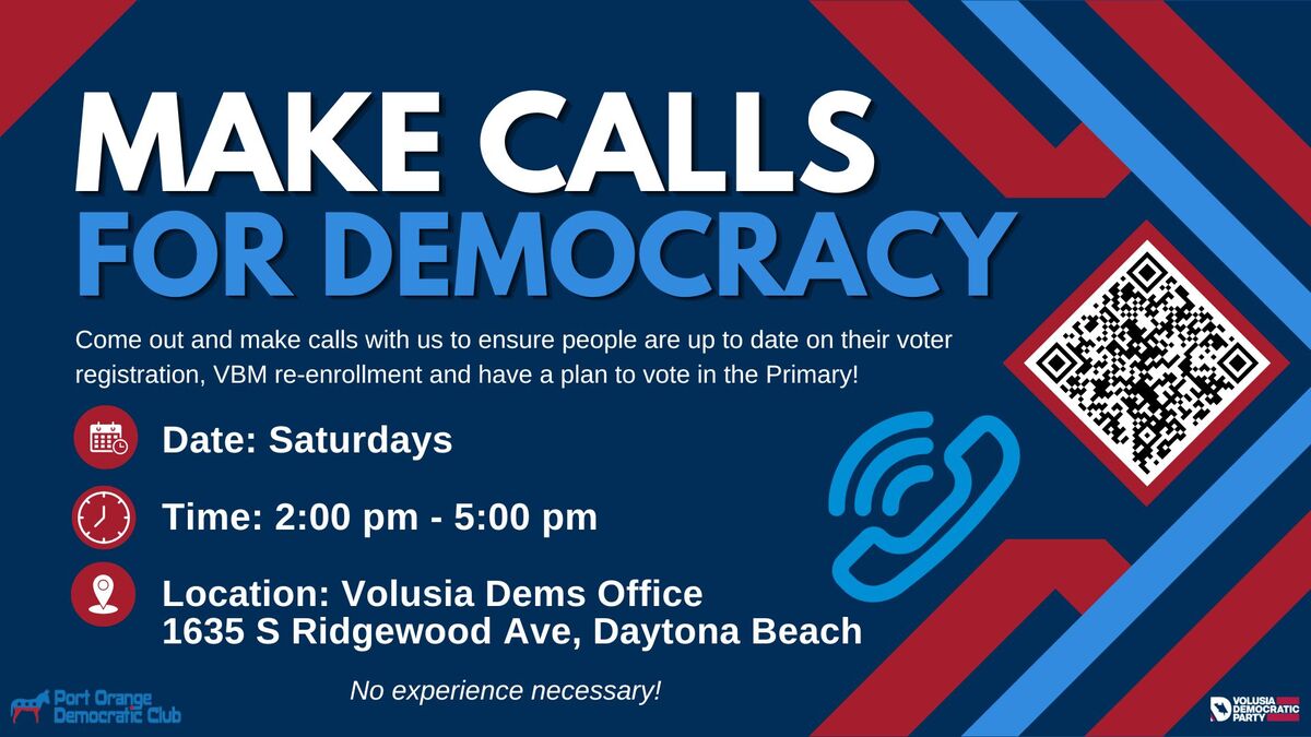 Phonebank with Port Orange Club!