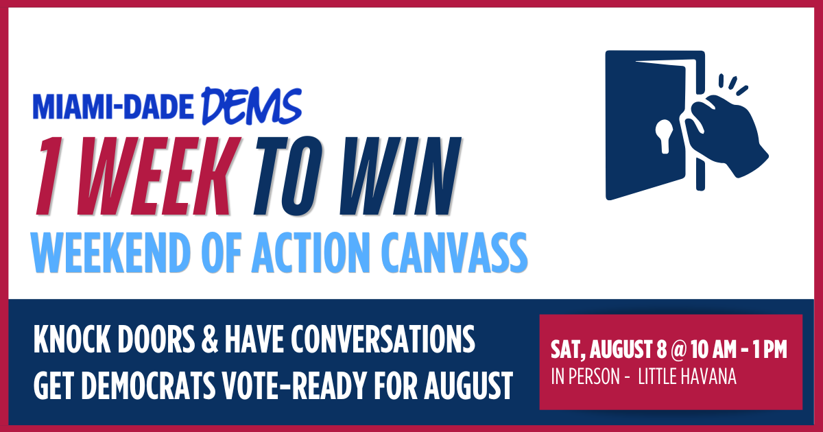 Canvassing in Little Havana