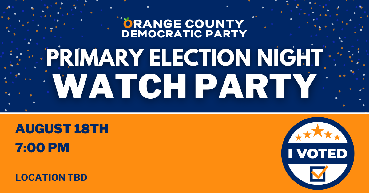 Primary Election Night Watch Party