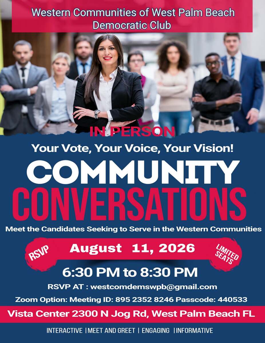 Western Communities of West Palm Beach Democratic Club Meeting
