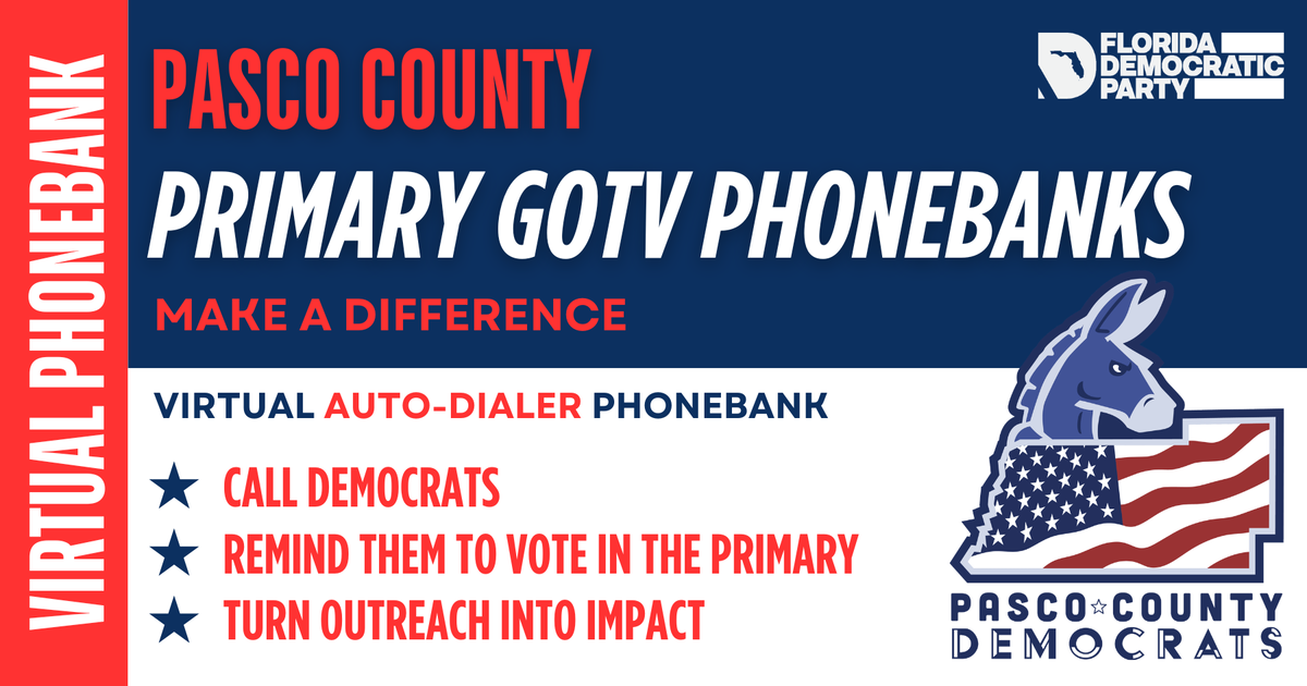 Pasco Primary GOTV Phonebank