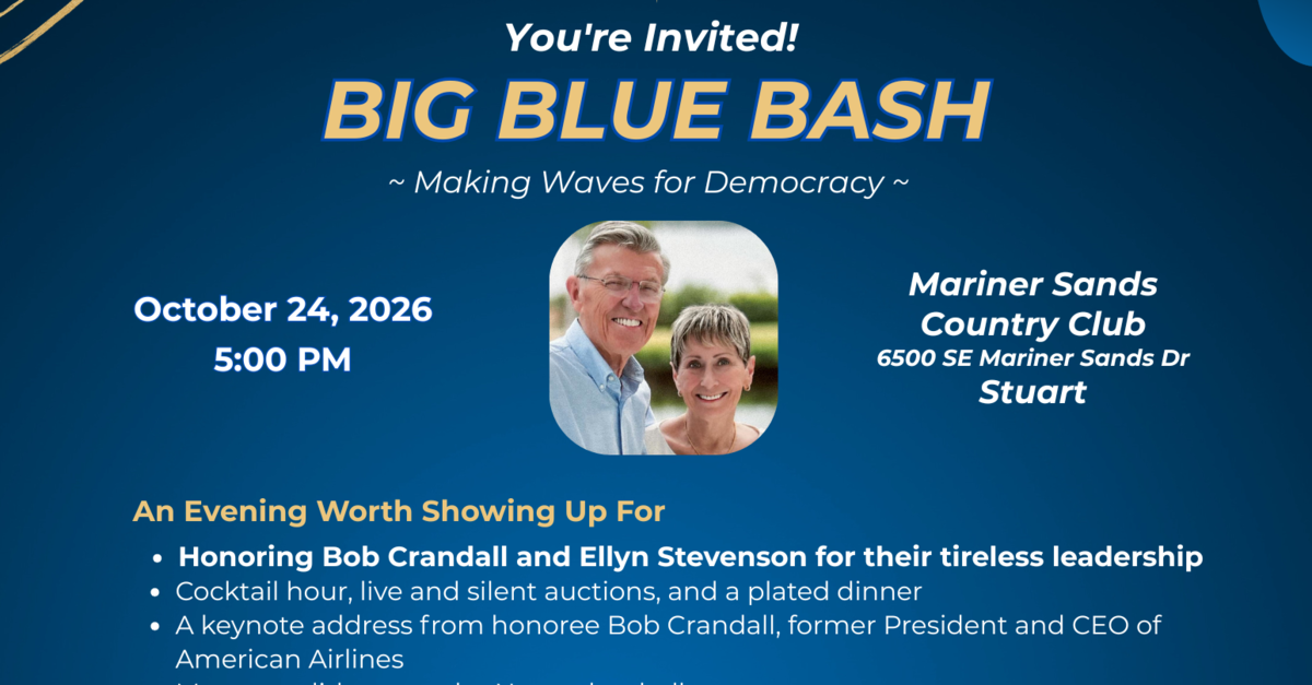Big Blue Bash: Making Waves for Democracy