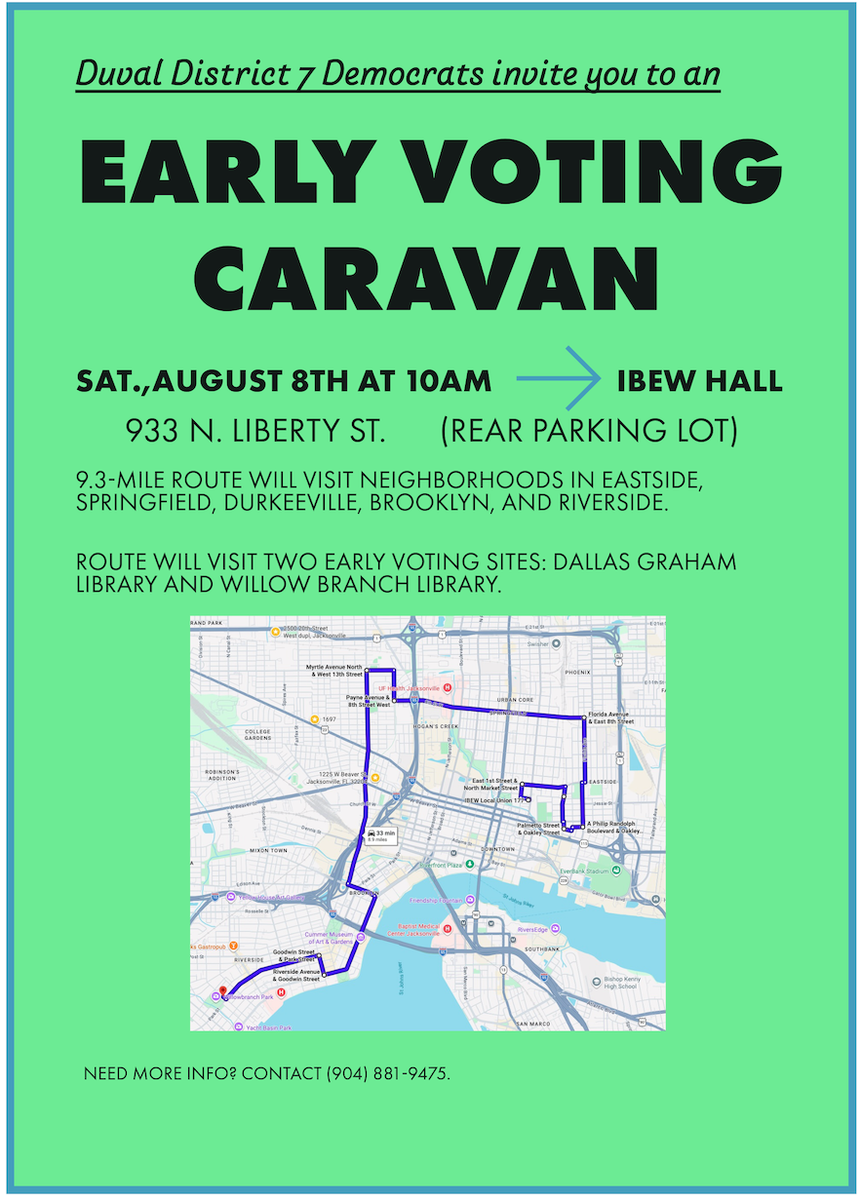District 7 GOTV Caravan