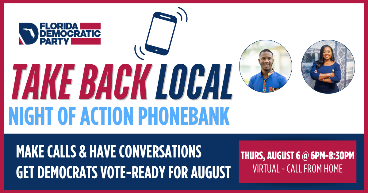 Take Back Local Night of Action Phone Bank - Polk & Duval Counties