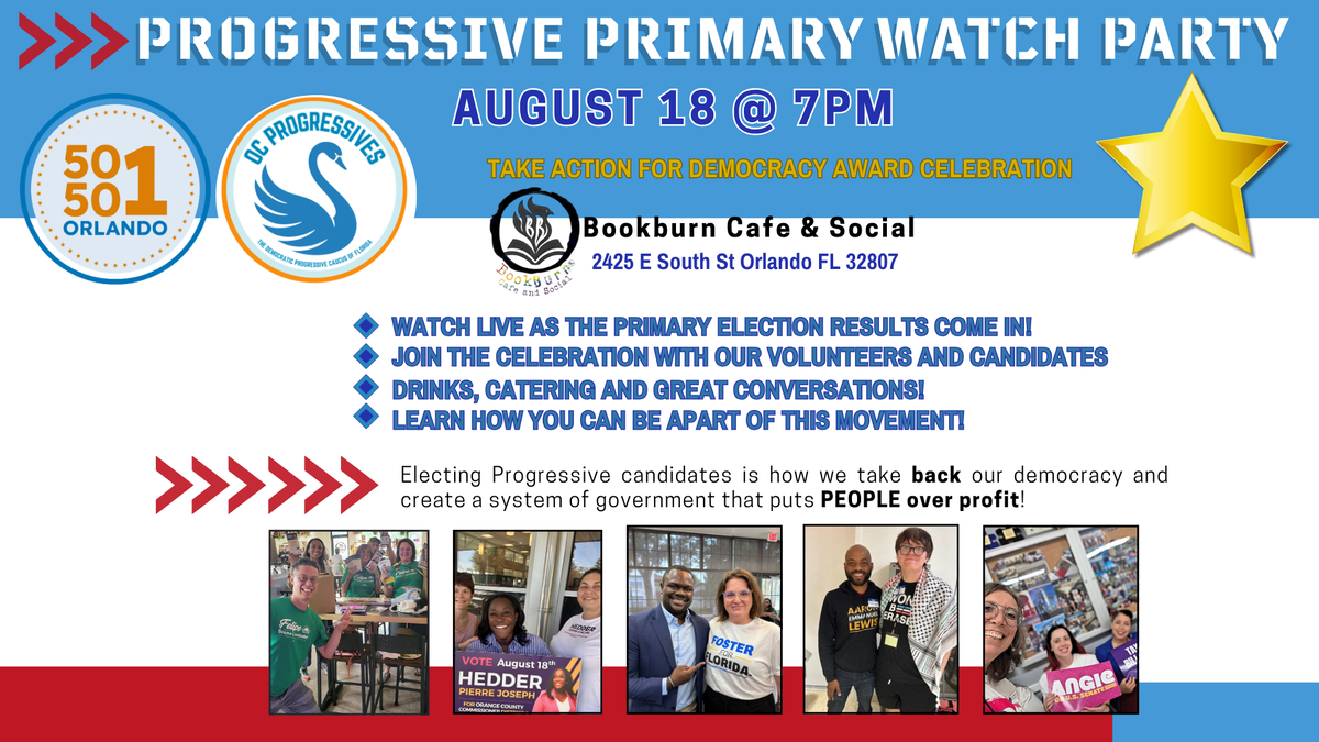 Progressive Primary Watch Party