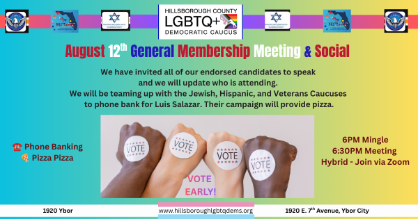 Monthly Social & Membership Meeting