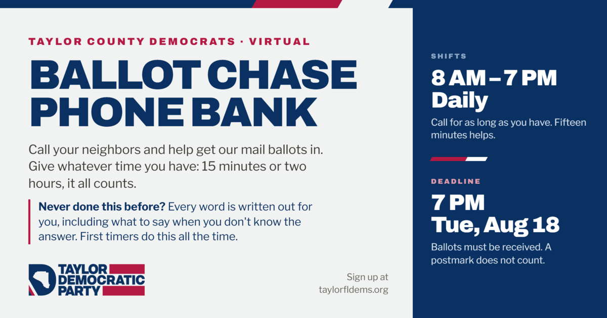 Ballot Chase Phone Bank - Get Our Mail Ballots In