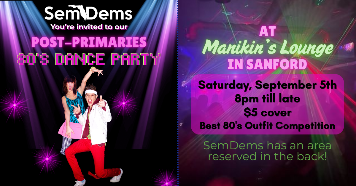 Post-Primaries 80s Dance Party