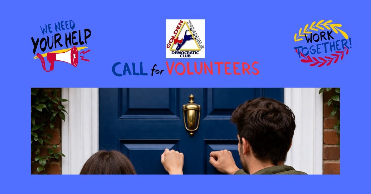 Golden Triangle Democratic Club - Wednesday Canvassing