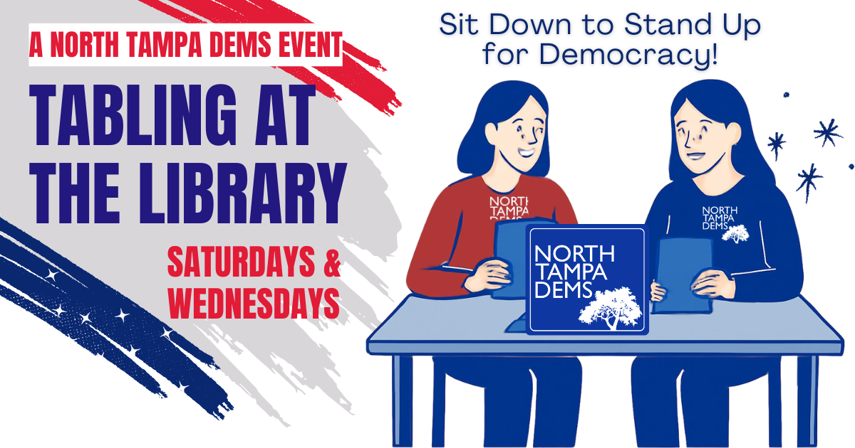 Tabling at Jimmie B. Keel on Saturday Morning