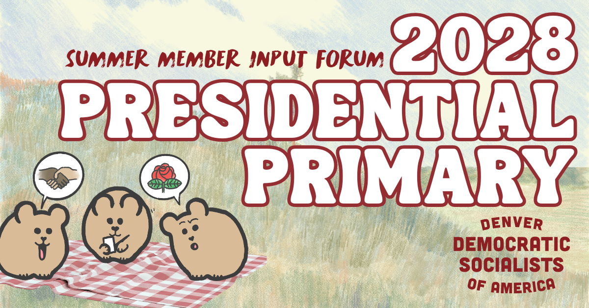 Member Forum: 2028 Presidential Primary