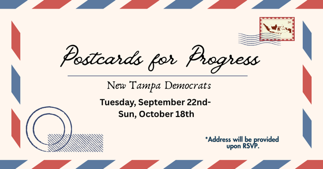 Postcards for Progress - New Tampa Dems