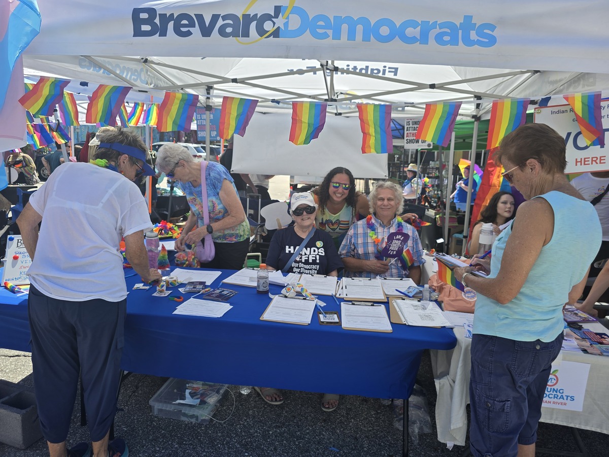 BrevardDems at Space Coast Pride: Table Support