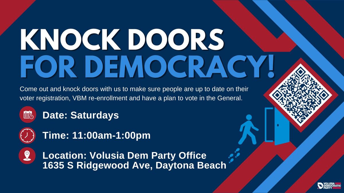 Knock Doors for Democracy (Daytona)