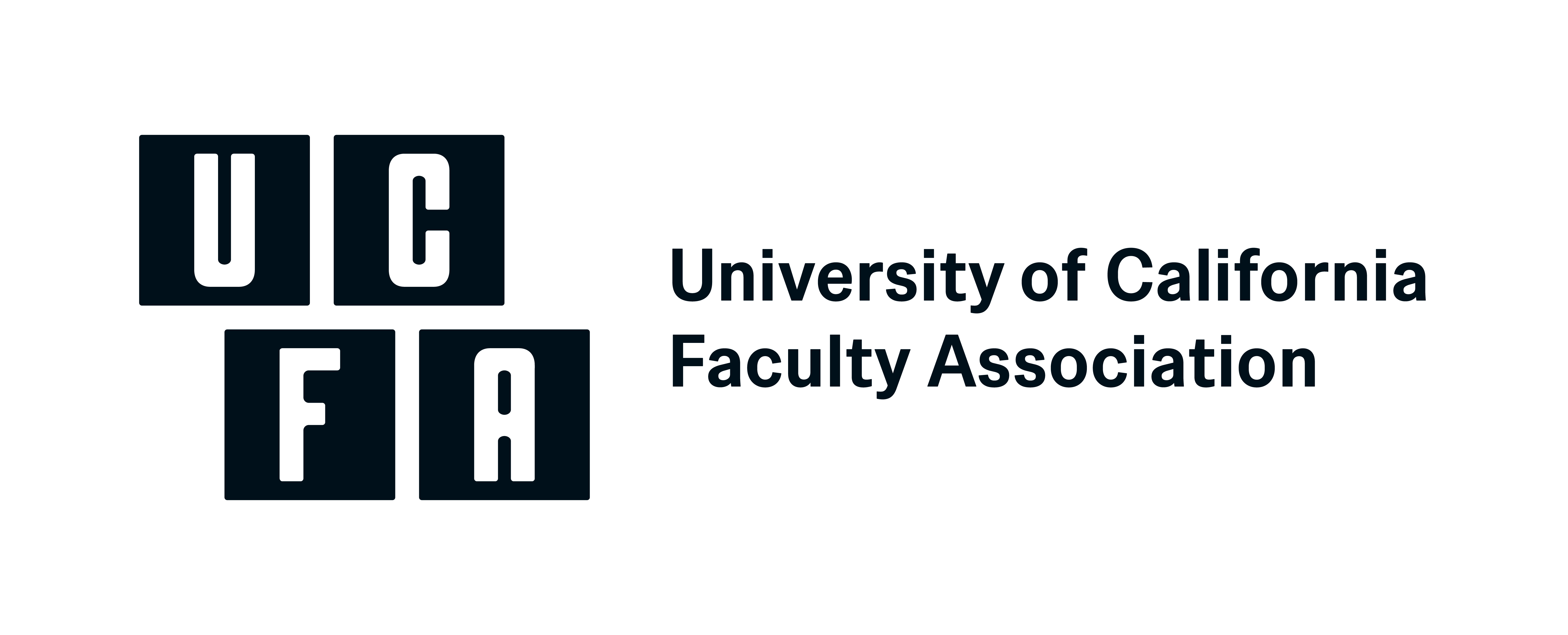 The Logo of the UC Faculty Association with the words 
