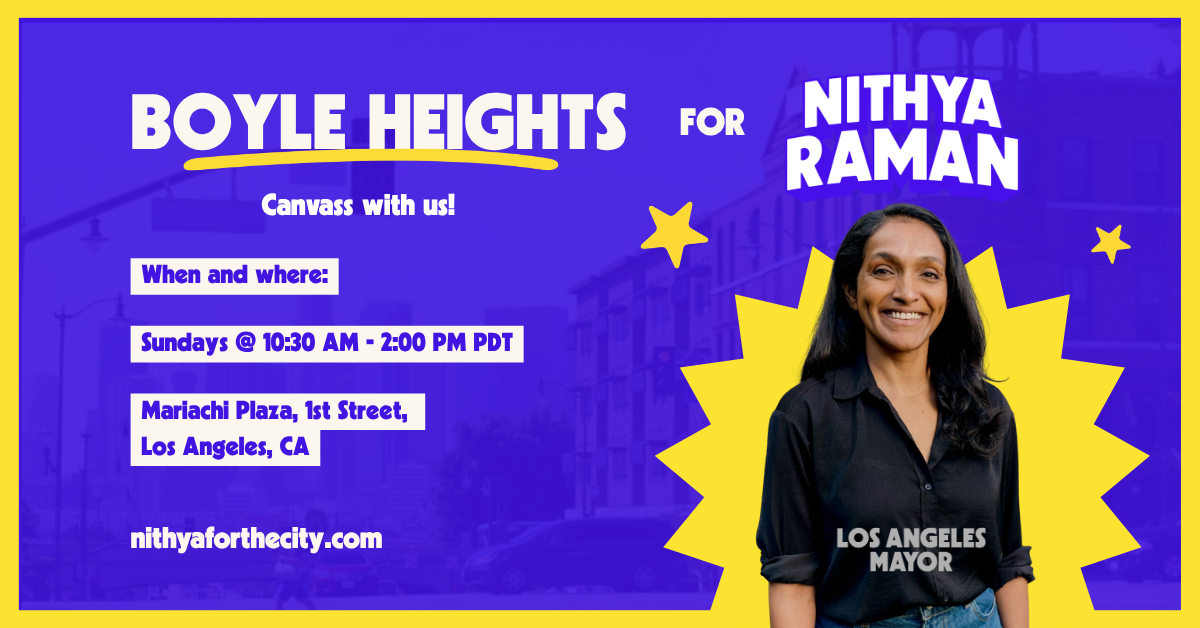 Boyle Heights Canvass - Sunday 10:30AM