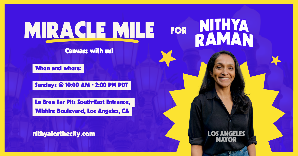 Miracle Mile Canvass - Sunday 10AM