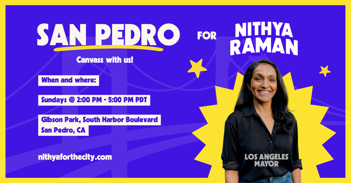 San Pedro Canvass - Sunday 2PM