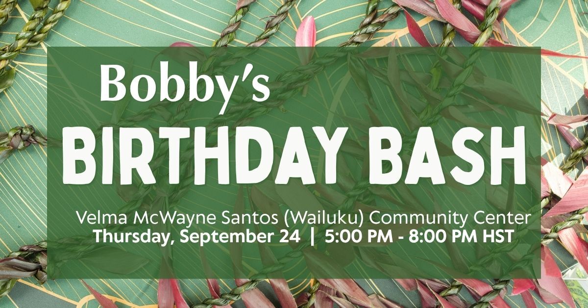 Bobby's Bday Bash