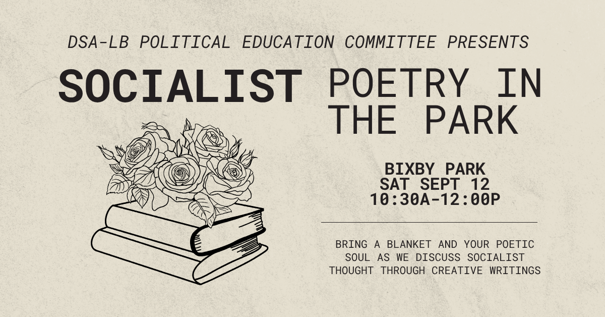 Socialist Poetry in the Park
