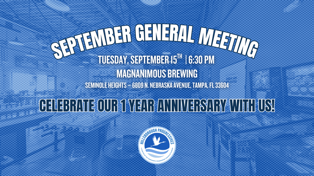 September General Meeting - 1 Year Celebration