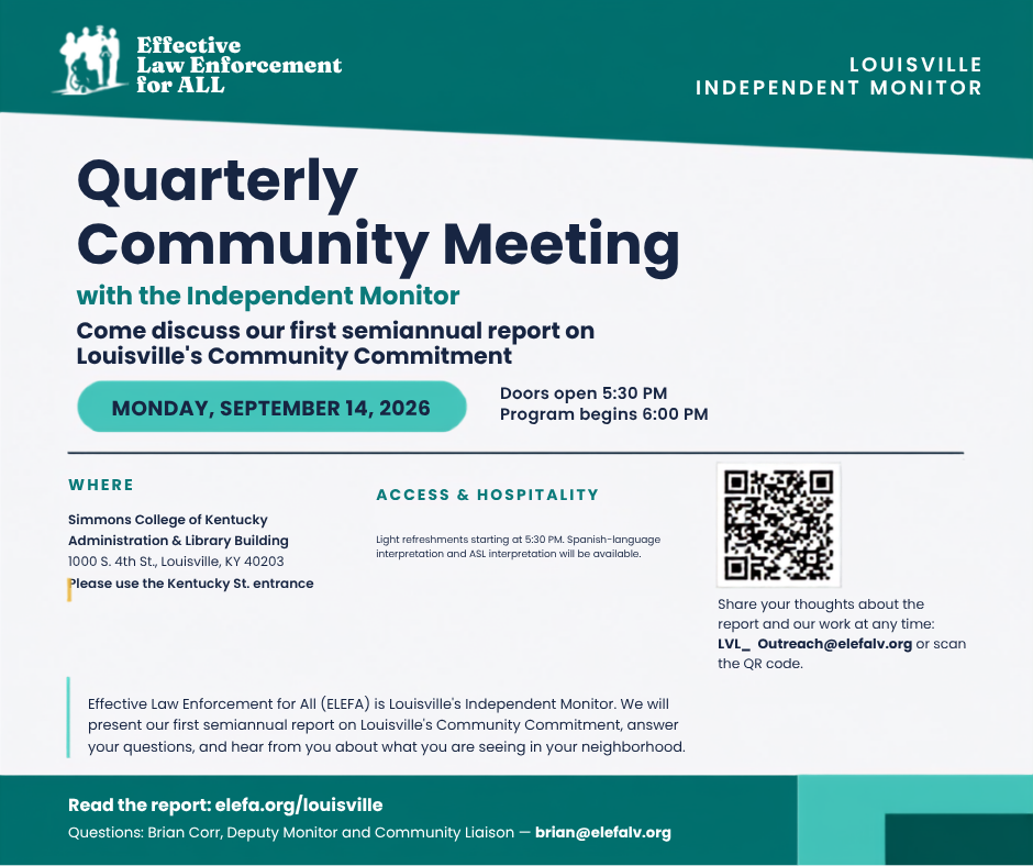 Join LUL at the next Community Commitment Meeting