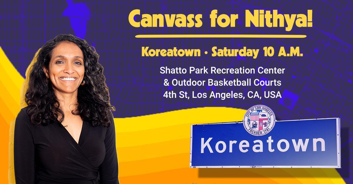 Koreatown Canvass - Saturday 10AM