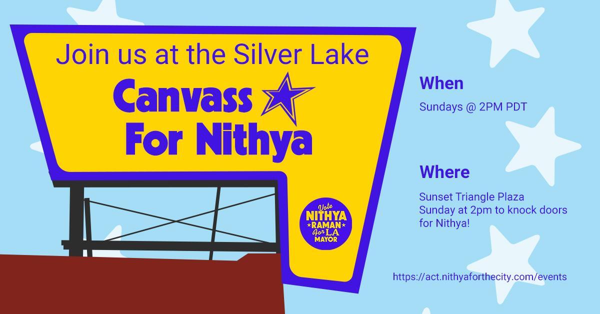 Silver Lake Canvass - Sunday 2PM