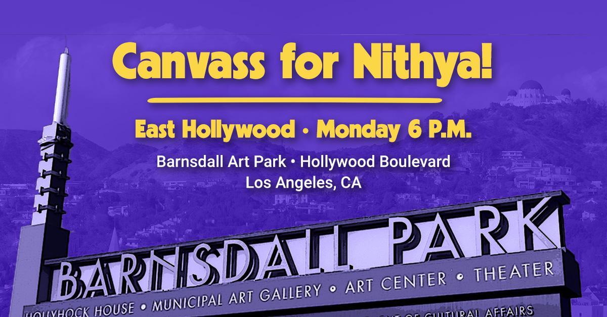 East Hollywood Canvass - Monday 6pm
