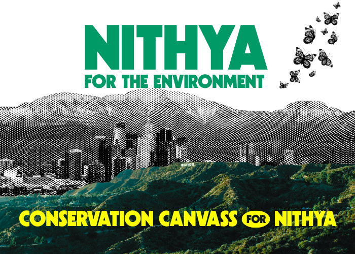 Conservation Canvass for Nithya! - Saturday 10am