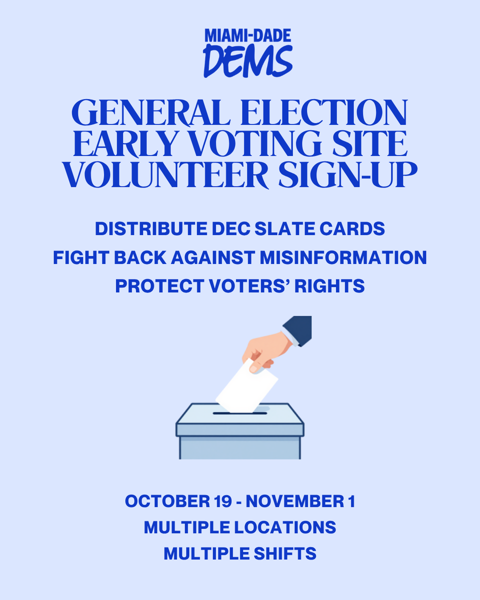 Outside Poll Volunteer: Early Voting October 19-November 1