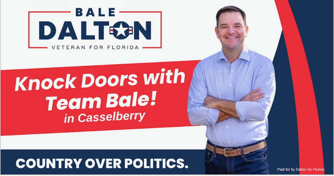 Canvass with Bale Dalton for Congress