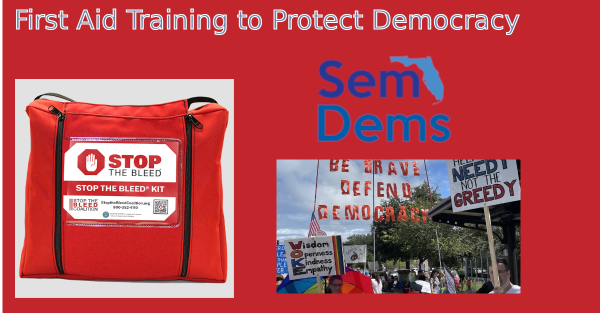 First Aid Training - Defend Democracy