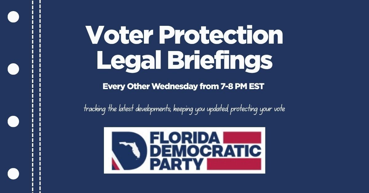 FDP Voter Protection Legal Briefings