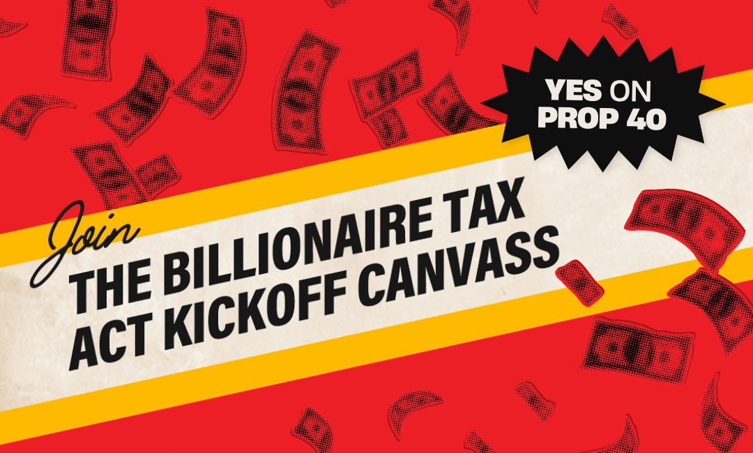 Tax the Rich Kickoff Canvass