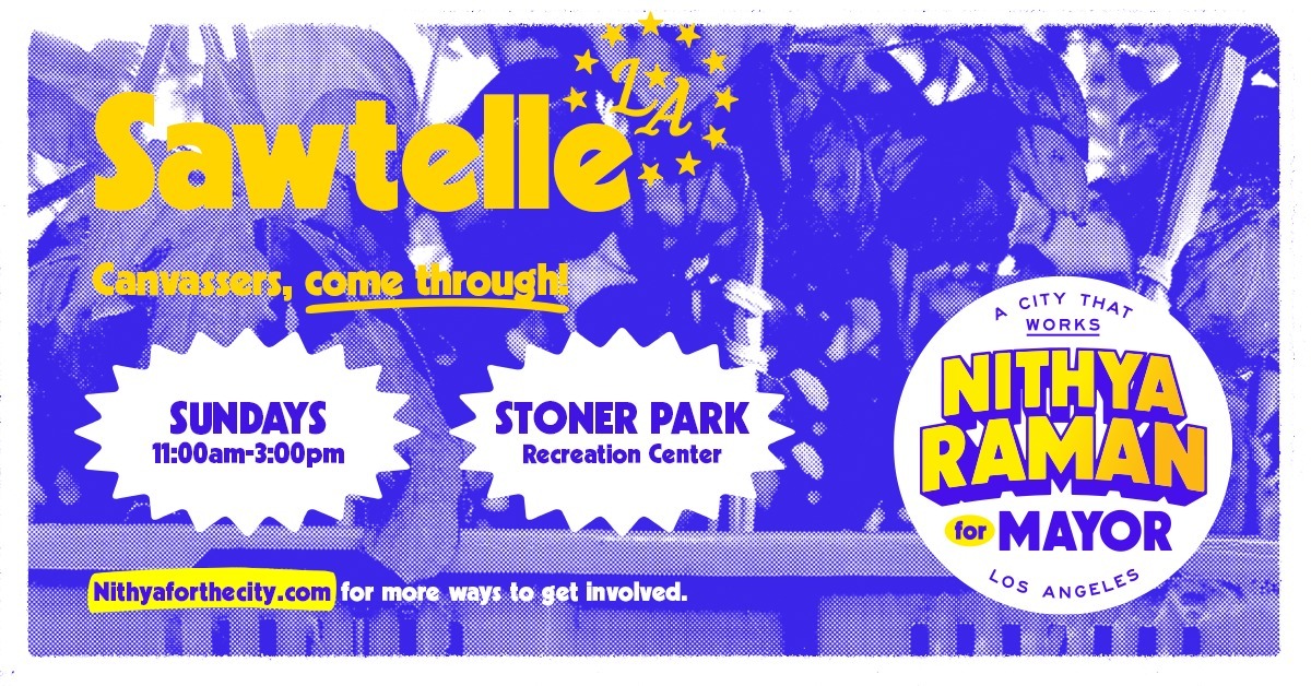Sawtelle Canvass - Sunday 11AM