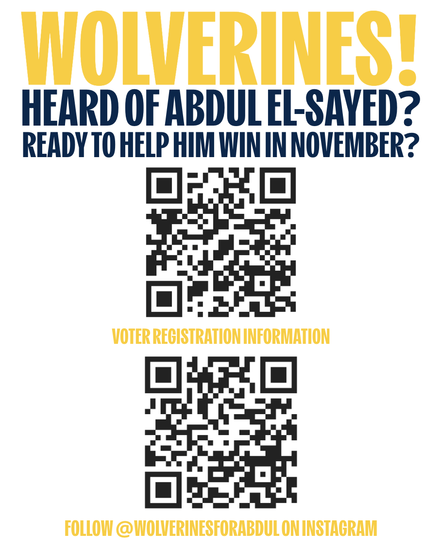 Weekly Students for Abdul Meeting @ UMich