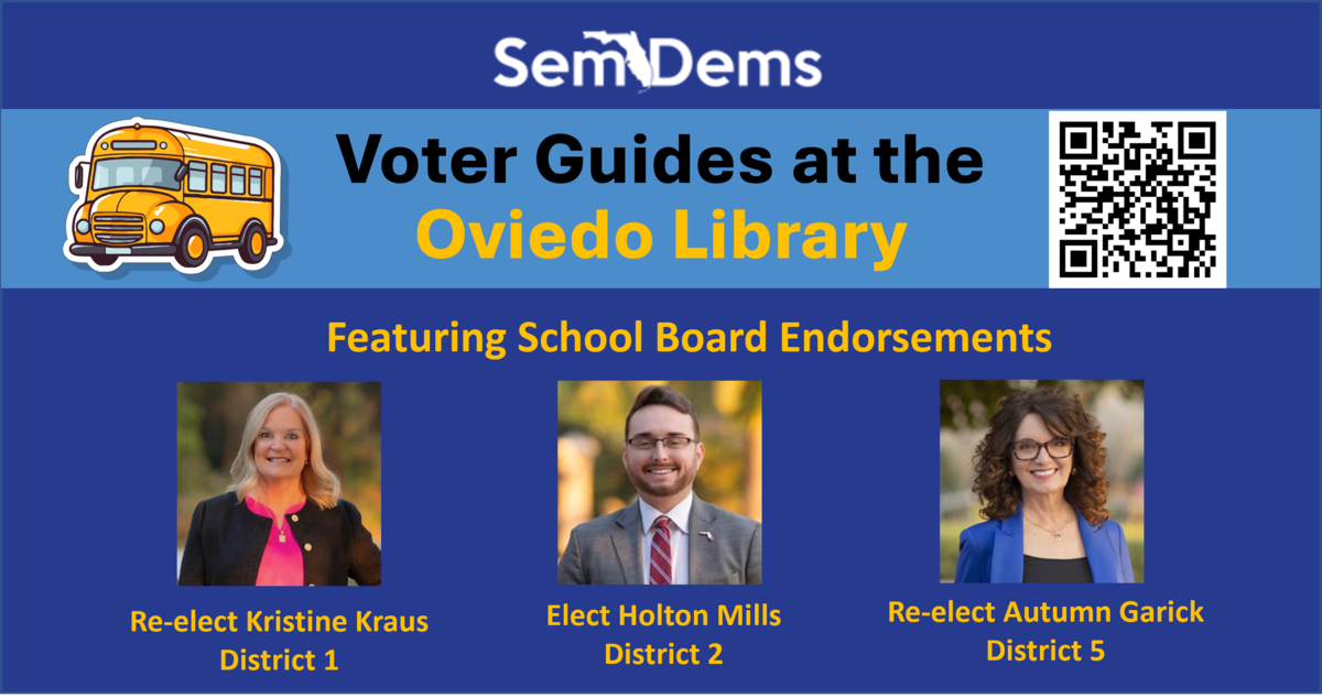 Voter Guides at the Oviedo Library