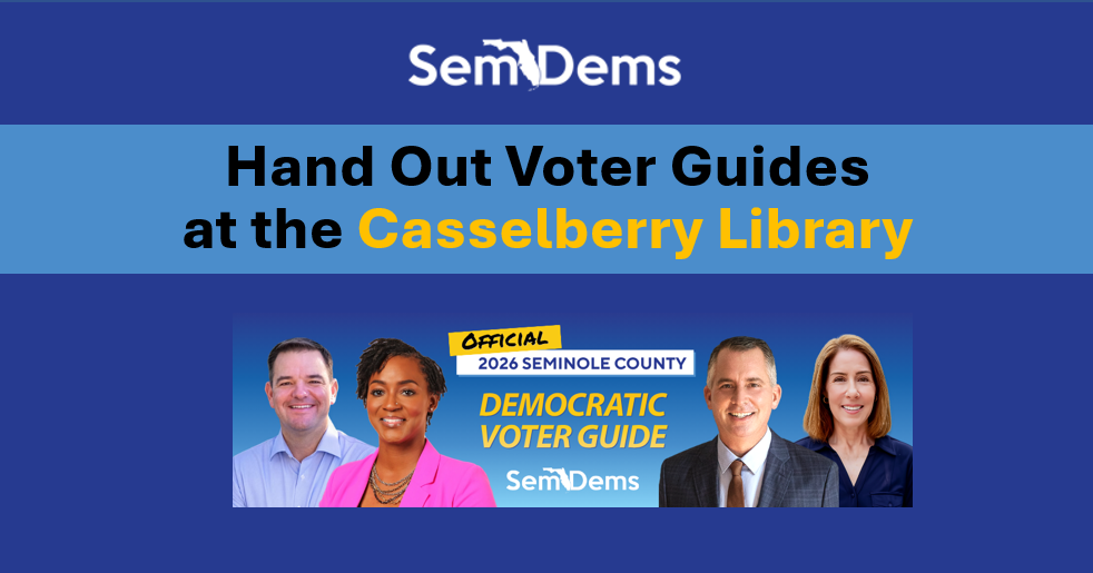 Voter Guides at the Casselberry Library