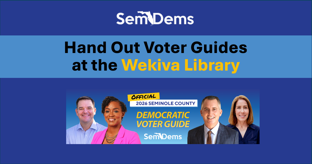 Voter Guides at the Wekiva Library