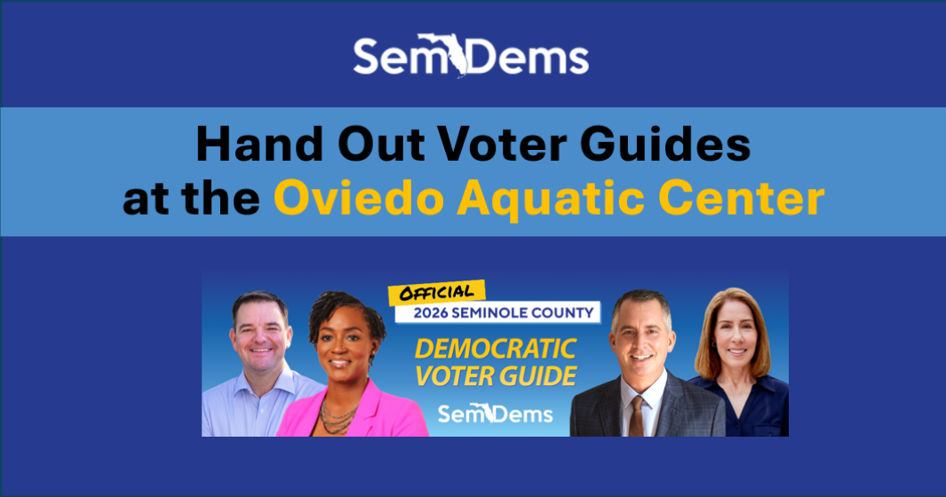 Voter Guides at the Oviedo Aquatic Center
