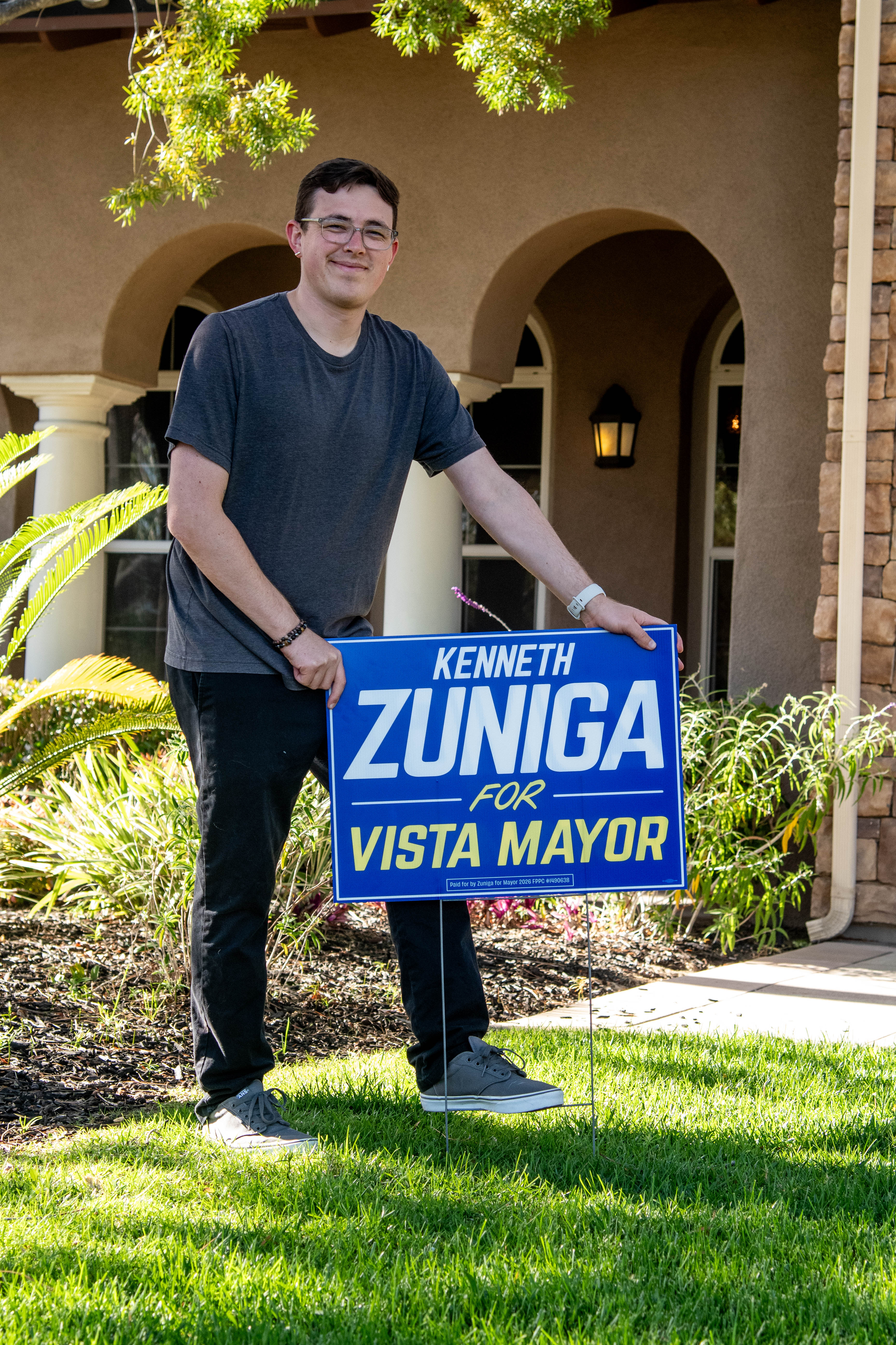Zuniga for Vista Yard Sign