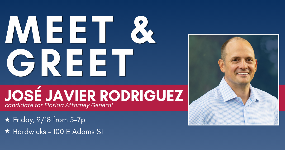 José Javier Rodriguez Meet & Greet Happy Hour