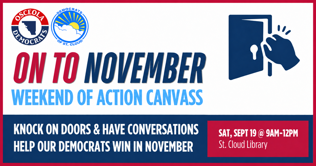 Dems of St. Cloud Day of Action: Canvass