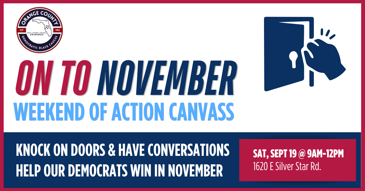 Weekend of Action Canvass: OC Democratic Black Caucus