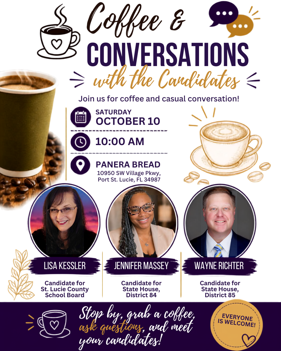 Coffee & Conversation with the Candidates
