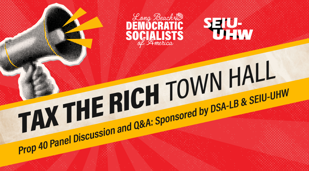 Tax the Rich Town Hall