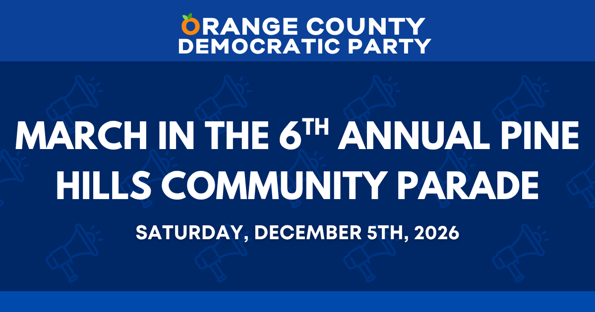 March with us in the 6th Annual Pine Hills Community Parade